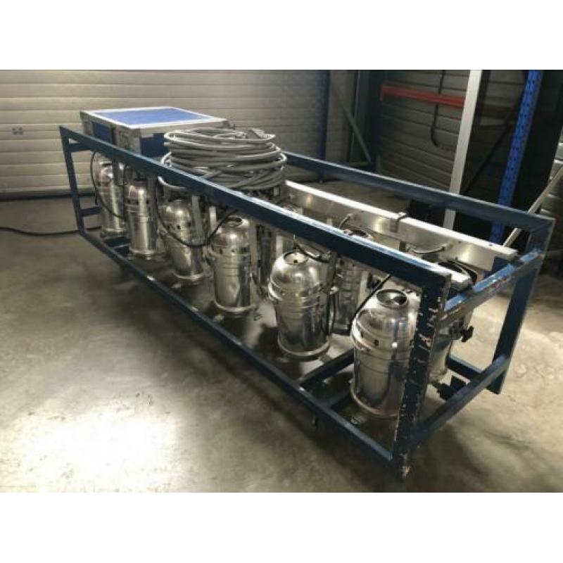 Par 64 sixbar 12KW set