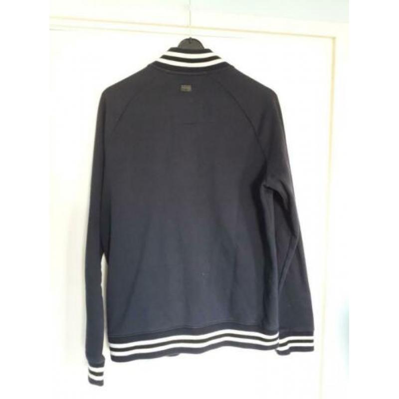 Gstar mooi donkerblauw heren vest nieuwstaat maat M
