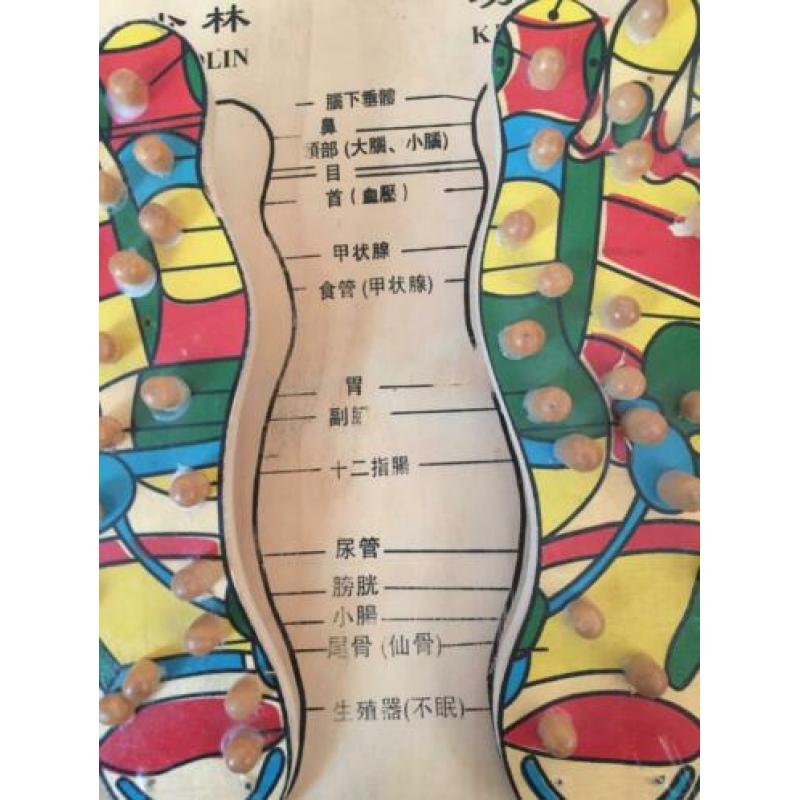 Voeten reflex plank voetmassage acupressuur