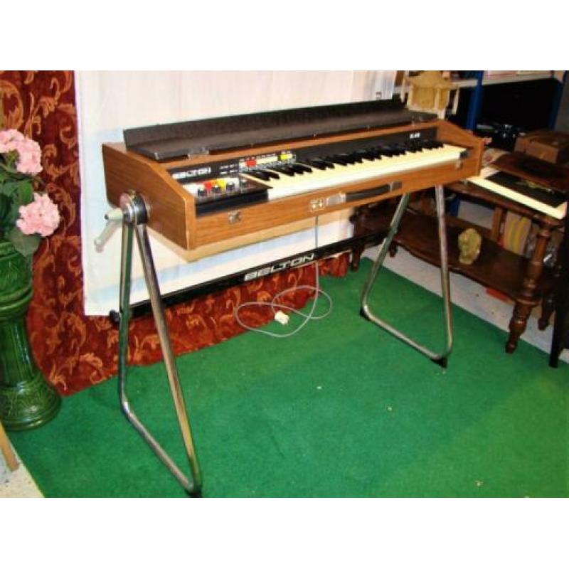 Vintage retro Belton S49 koffer piano orgel