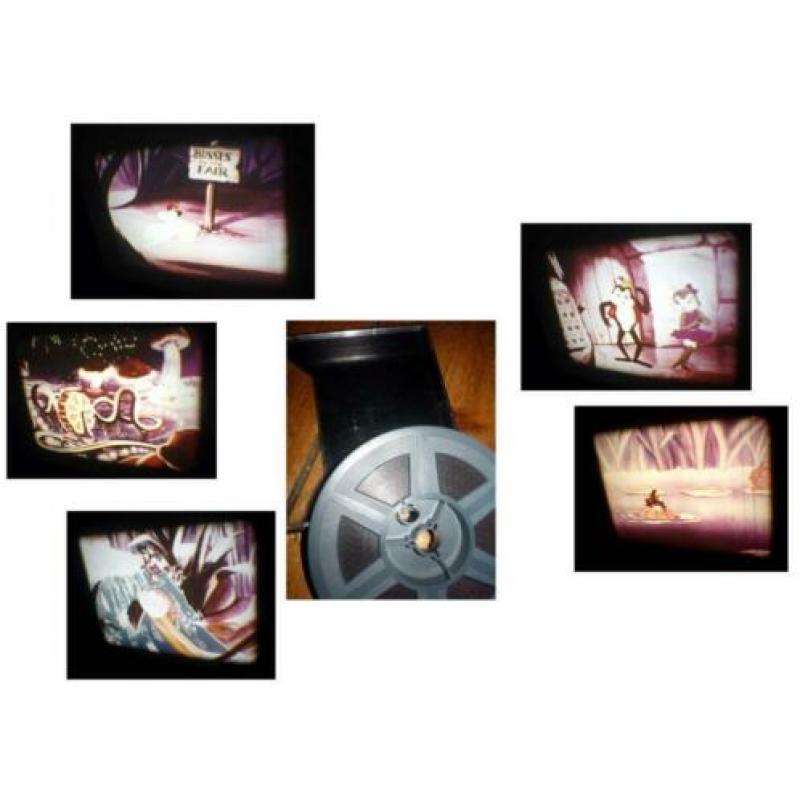 x 8mm film oude Cartoon - Froggs Fair - kleur - geluid 60mtr