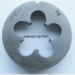 Metrisch Fijn snijplaat M16 x 1,5 en diverse andere maten.