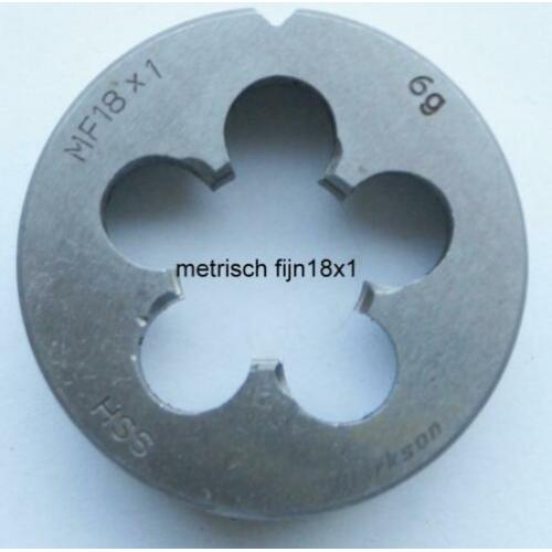 Metrisch Fijn snijplaat M16 x 1,5 en diverse andere maten.