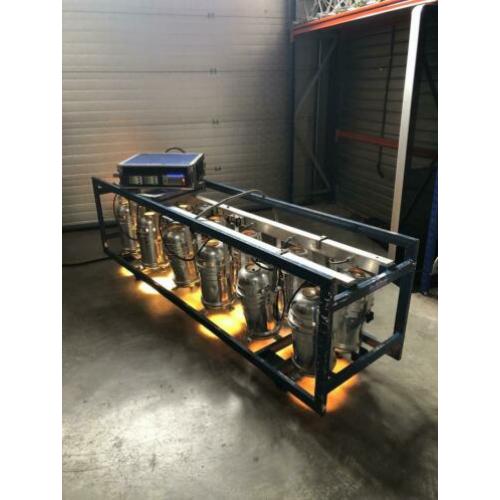 Par 64 sixbar 12KW set