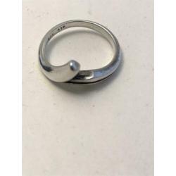 Leuke zilveren ring
