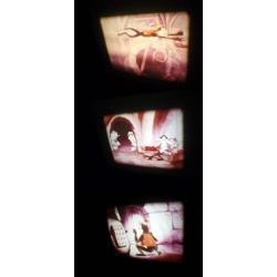 x 8mm film oude Cartoon - Froggs Fair - kleur - geluid 60mtr