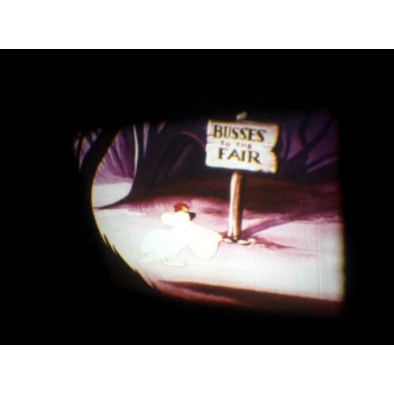 x 8mm film oude Cartoon - Froggs Fair - kleur - geluid 60mtr