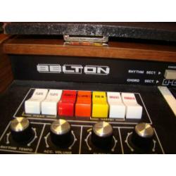Vintage retro Belton S49 koffer piano orgel