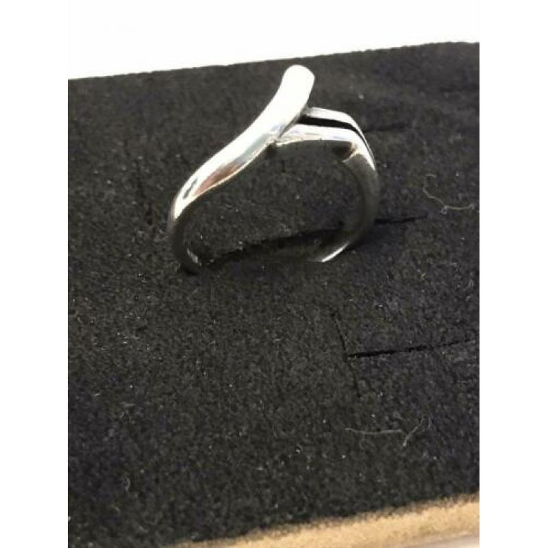 Leuke zilveren ring