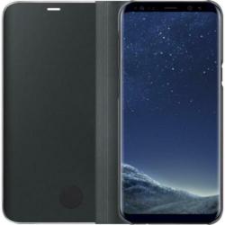 Clear View Stand Cover Set voor Galaxy S8 Plus _ Zwart