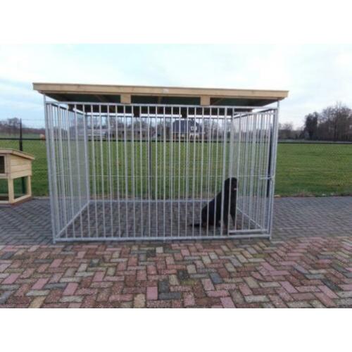 LOSSE KENNELPANELEN ook complete kennels overdekt voorraad
