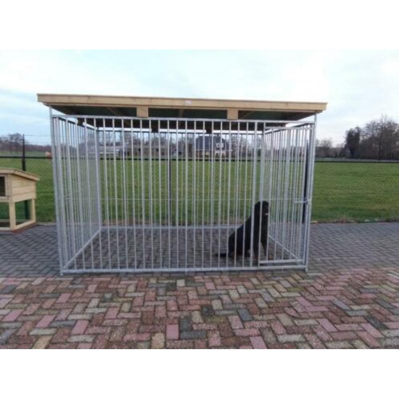 LOSSE KENNELPANELEN ook complete kennels overdekt voorraad