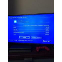 PlayStation 4 incl controller, games, tv, headset en ps plus