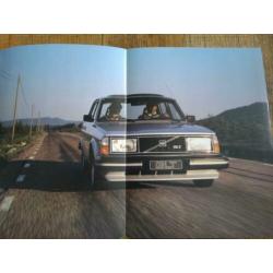 Volvo 244 GLT folder uit 1980