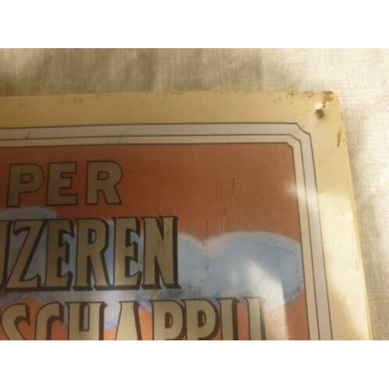gebruikt reclame bord 1996