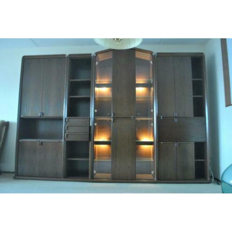 Kastenwand (nette staat, vintage, jaren 80, 330 cm breed)