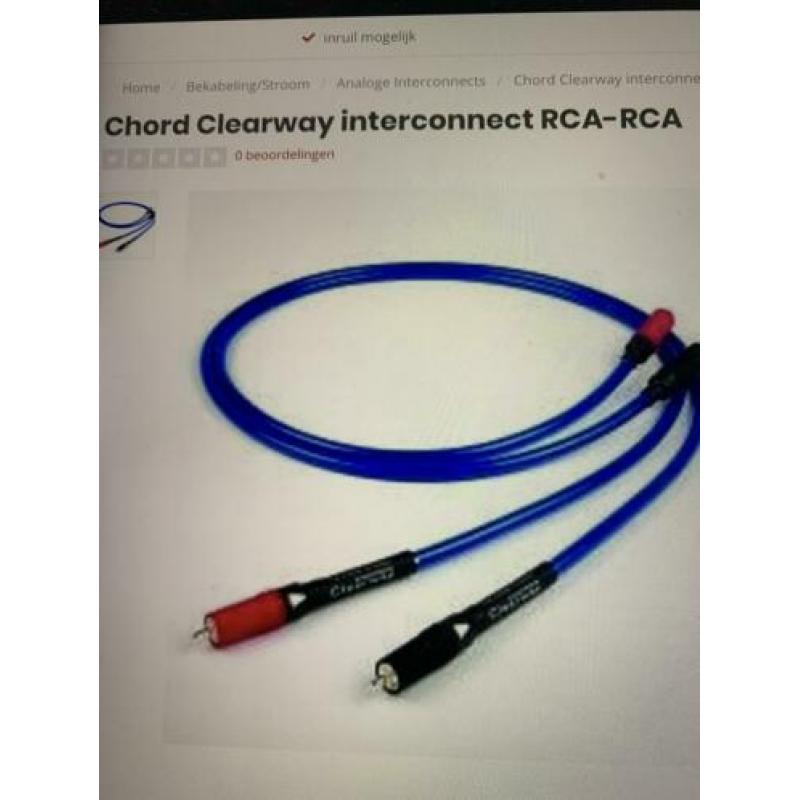 Chord company analoque clearway