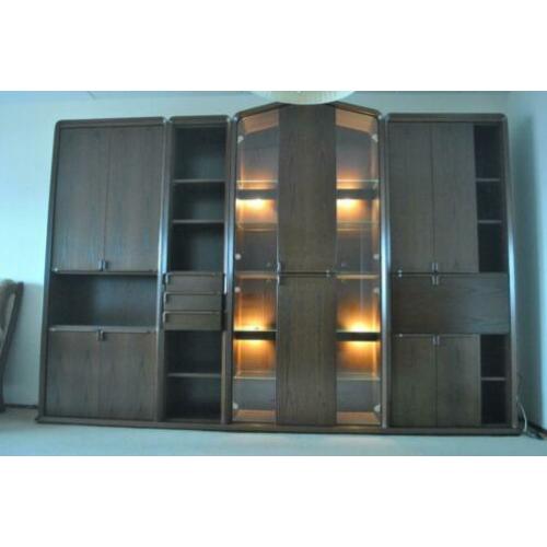 Kastenwand (nette staat, vintage, jaren 80, 330 cm breed)