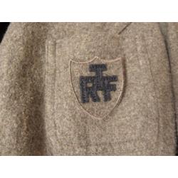 Goedkoop grijs gevoerd college jasje blazer TRF ZARA 36/38