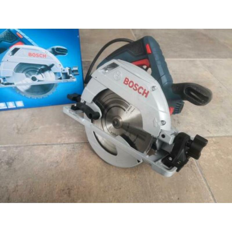 Bosch blauw GKS 55+ G cirkelzaag / zaagmachine 230v NIEUW!