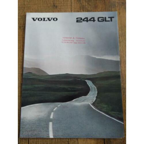 Volvo 244 GLT folder uit 1980