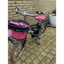 Alpina kinderfiets zwart voor jongens en meisjes