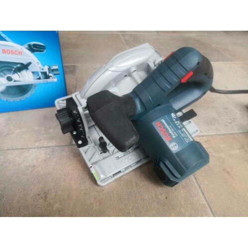 Bosch blauw GKS 55+ G cirkelzaag / zaagmachine 230v NIEUW!