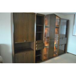Kastenwand (nette staat, vintage, jaren 80, 330 cm breed)