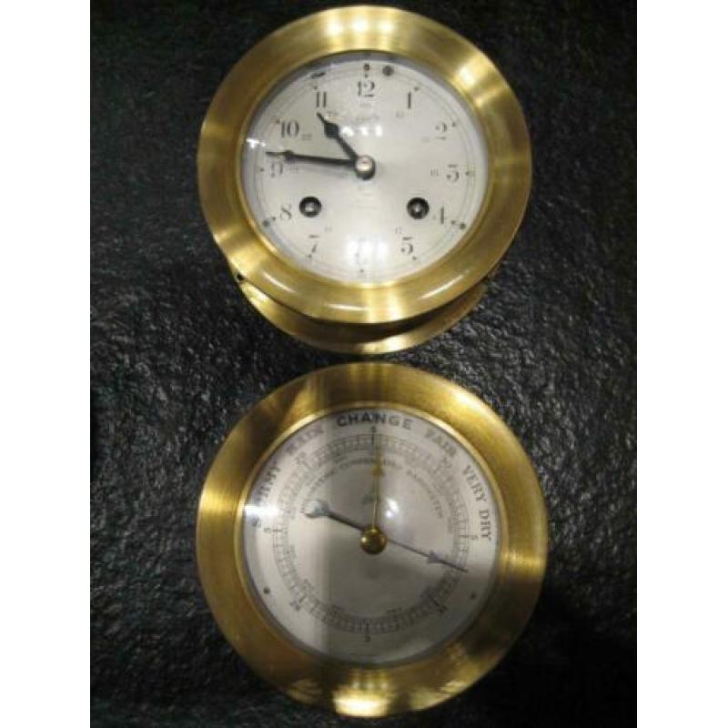 AUG Schatz & Sohne Barometer en klok