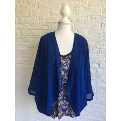 Prachtige set van Steps (blouse+shirt) mt M