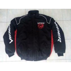 nieuwe DODGE VIPER Jas jack maat XS - 8XL zwart/rood