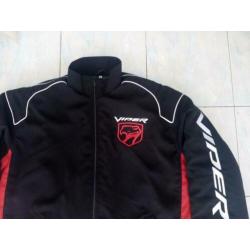 nieuwe DODGE VIPER Jas jack maat XS - 8XL zwart/rood