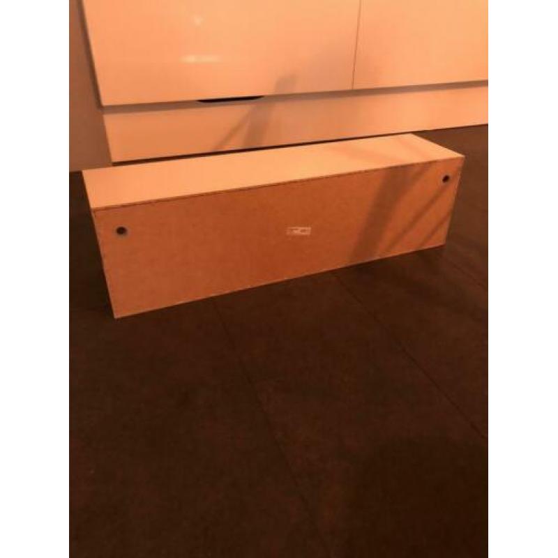 Östhamra Bovenkast met glazen deuren met 2 Ikea