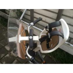 Bobike mini exclusive fietsstoeltje voorzitje met windscherm