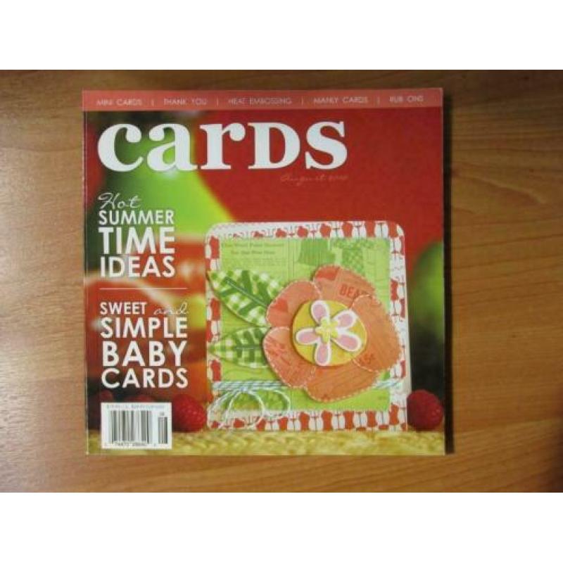 7 Amerikaanse Scrapbook en Card Magazines in 1 koop