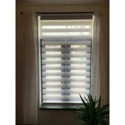 Wit duo rolgordijn blinds 2x 100x180cm