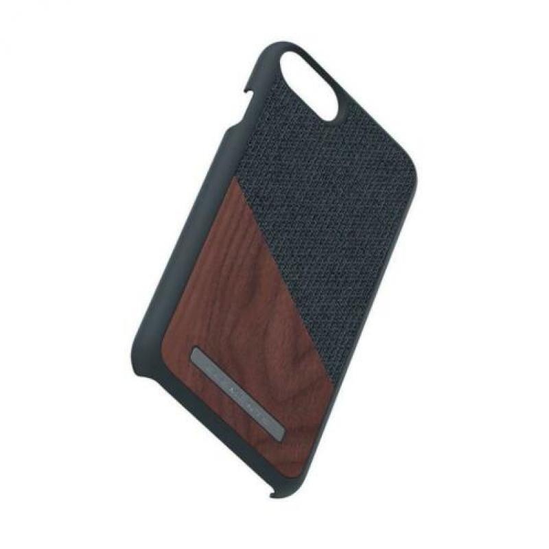 Nordic Elements iPhone 6(s)/7/8 Hoes - Dark Grey / Walnut