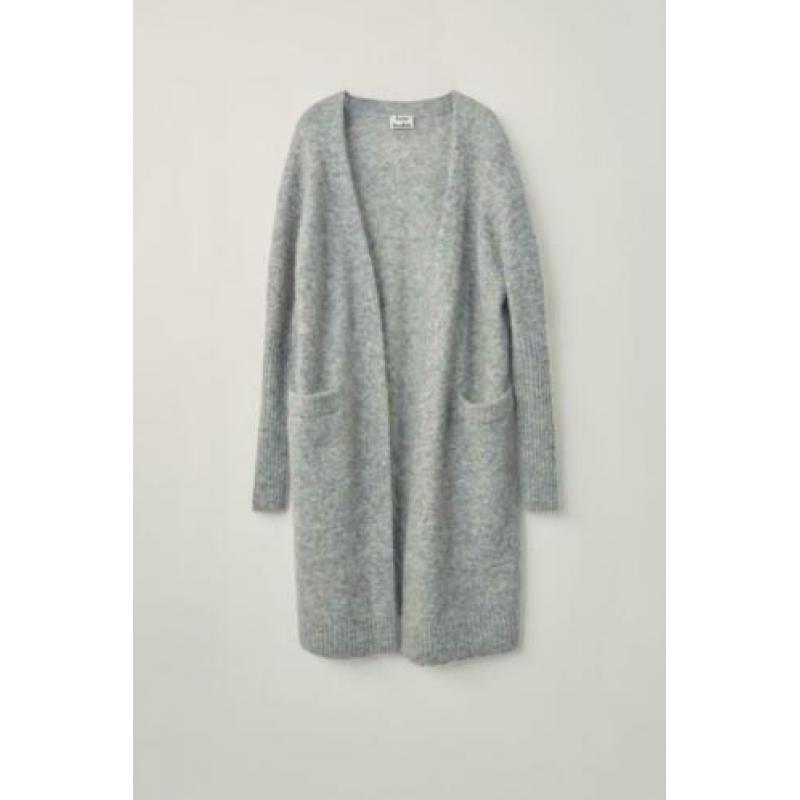 nieuw ACNE grijs vest mohair maat S