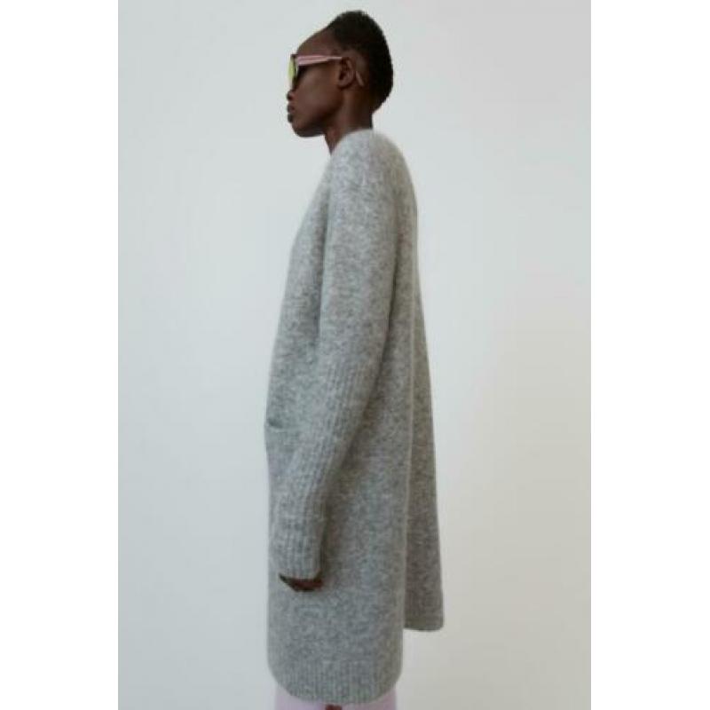 nieuw ACNE grijs vest mohair maat S