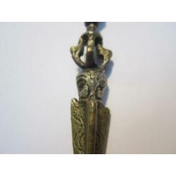 Antieke bronzen Phurba Vajra uit Tibet/ Nepal.