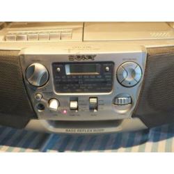 portable radio cd en cassette speler van Sony