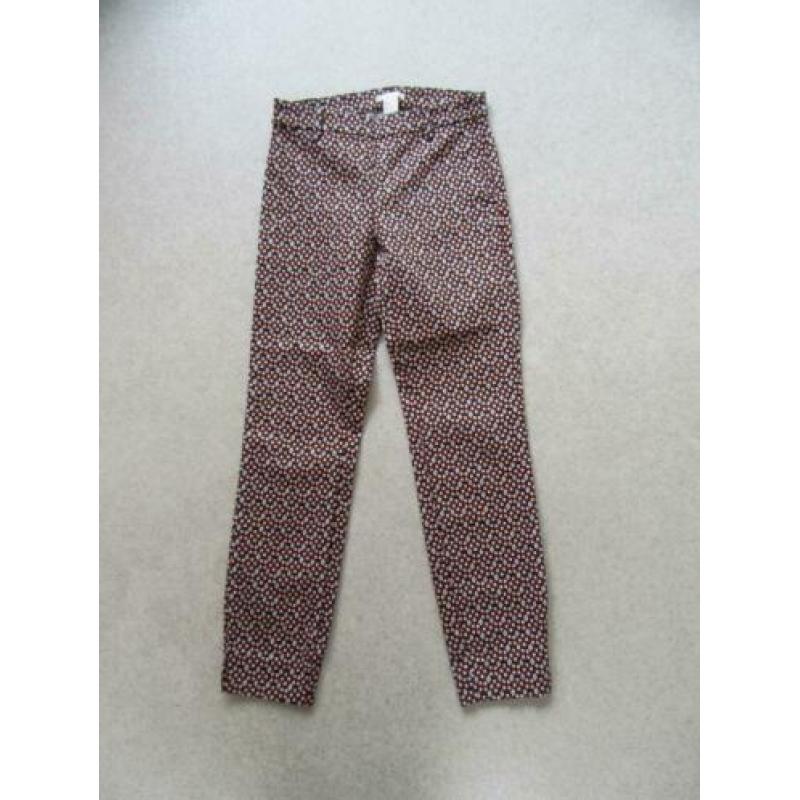 T53 NIEUW!! legging broek H&M bruin zwart wit maat 32