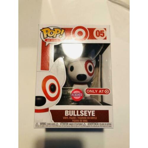Bullseye (Target) - Flocked - Funko Pop!