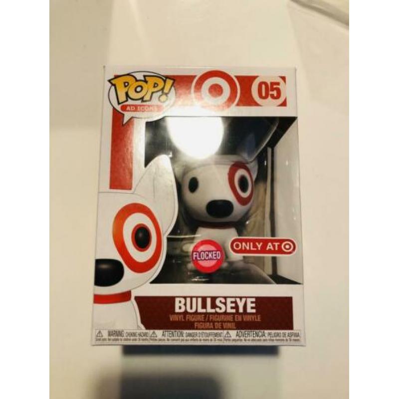 Bullseye (Target) - Flocked - Funko Pop!