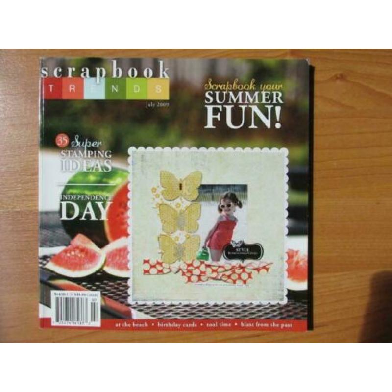 7 Amerikaanse Scrapbook en Card Magazines in 1 koop