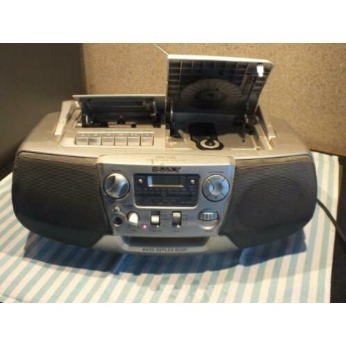 portable radio cd en cassette speler van Sony