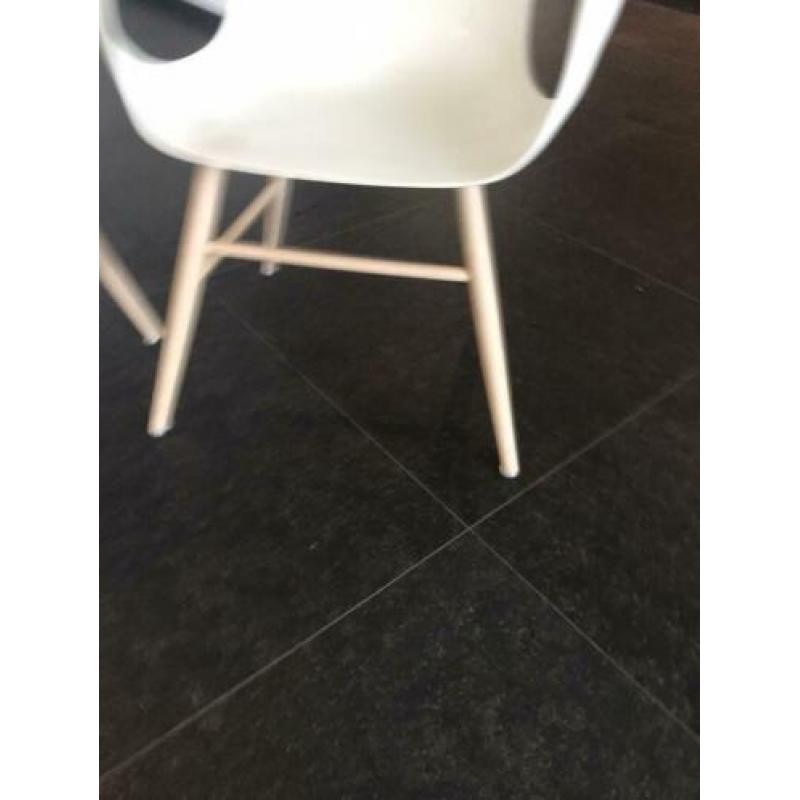4x kristalia elephant design stoel met eiken onderstel