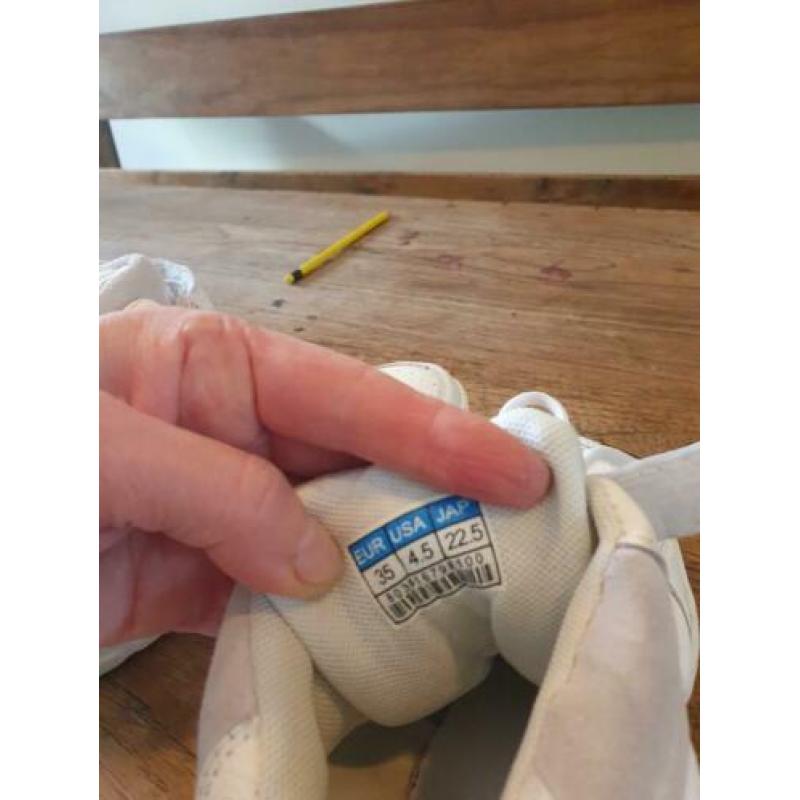 Witte dansschoenen met witte zool 35