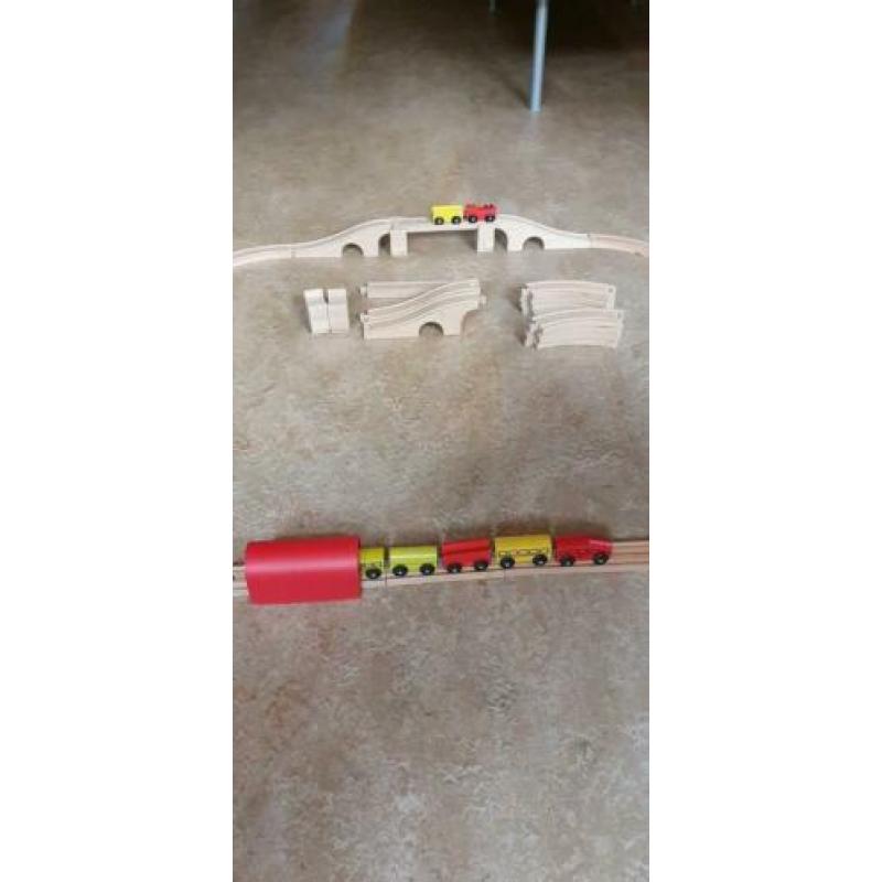 Ikea Lillabo houten trein set