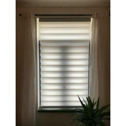 Wit duo rolgordijn blinds 2x 100x180cm